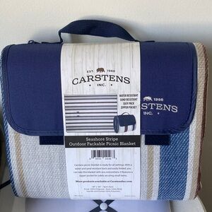 Blue and Brown Men's Bag